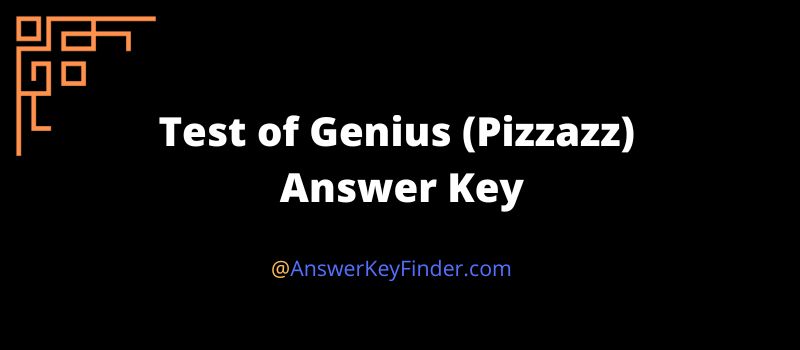 Test Of Genius Answer Key 2022 FREE ACCESS 