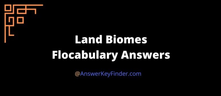 Land Biomes Flocabulary Answers 2023 FREE Access 