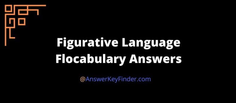 Figurative Language Flocabulary Answers