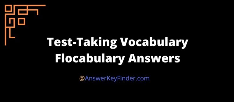 Test Taking Vocabulary Flocabulary Answers 2024 FREE Access 