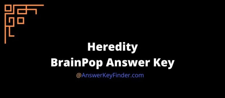 Heredity BrainPop Quiz Answers